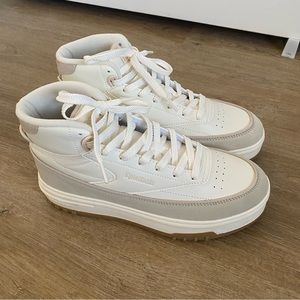 reebok hightop club c sneakers